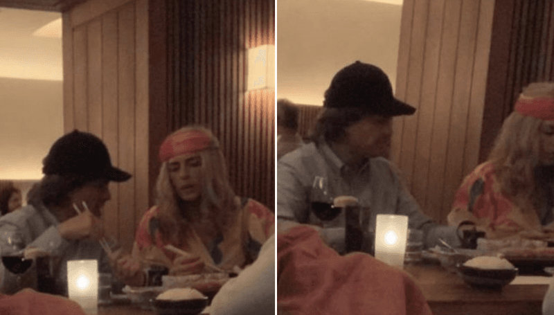 Peña Nieto y su novia cenan "disfrazados" en un lujoso restaurante de NY