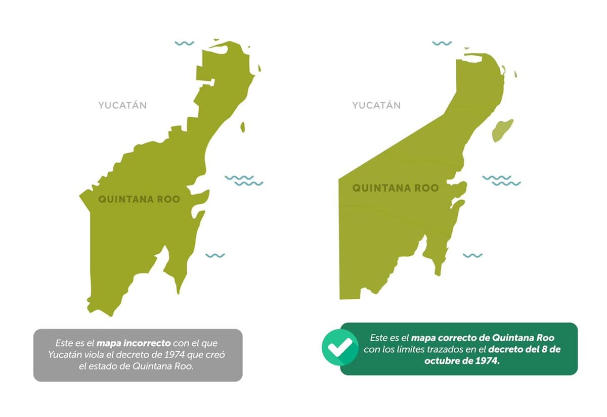 Se suman todos los Poderes a la defensa de los límites del territorio de Q. Roo