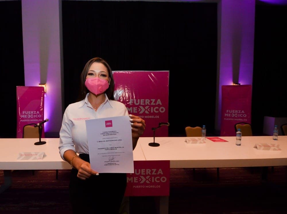 Designan a dirigente de Fuerza por México en Puerto Morelos