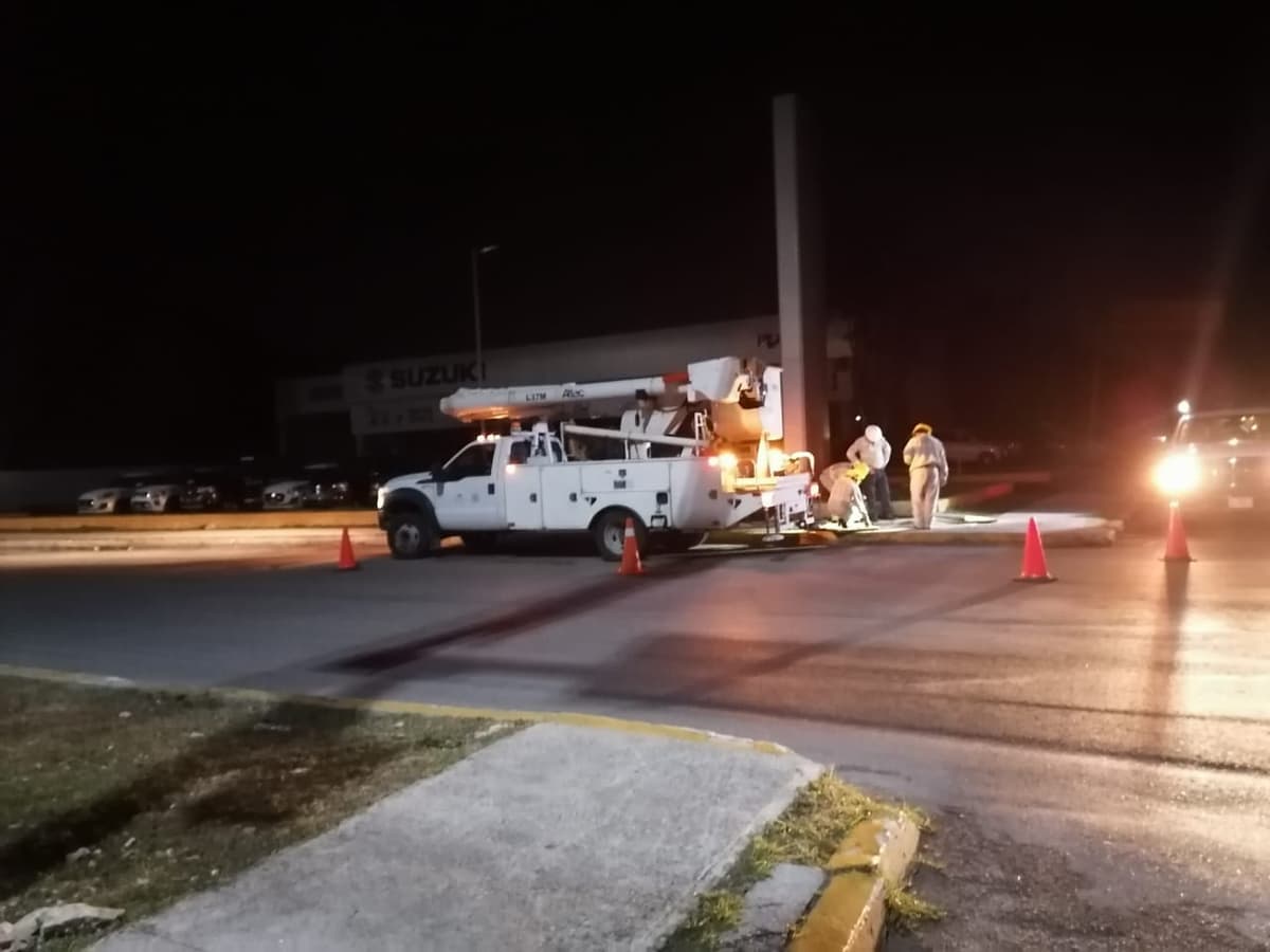 Nuevo apagón en varias zonas de Playa del Carmen, más de 11 horas sin luz