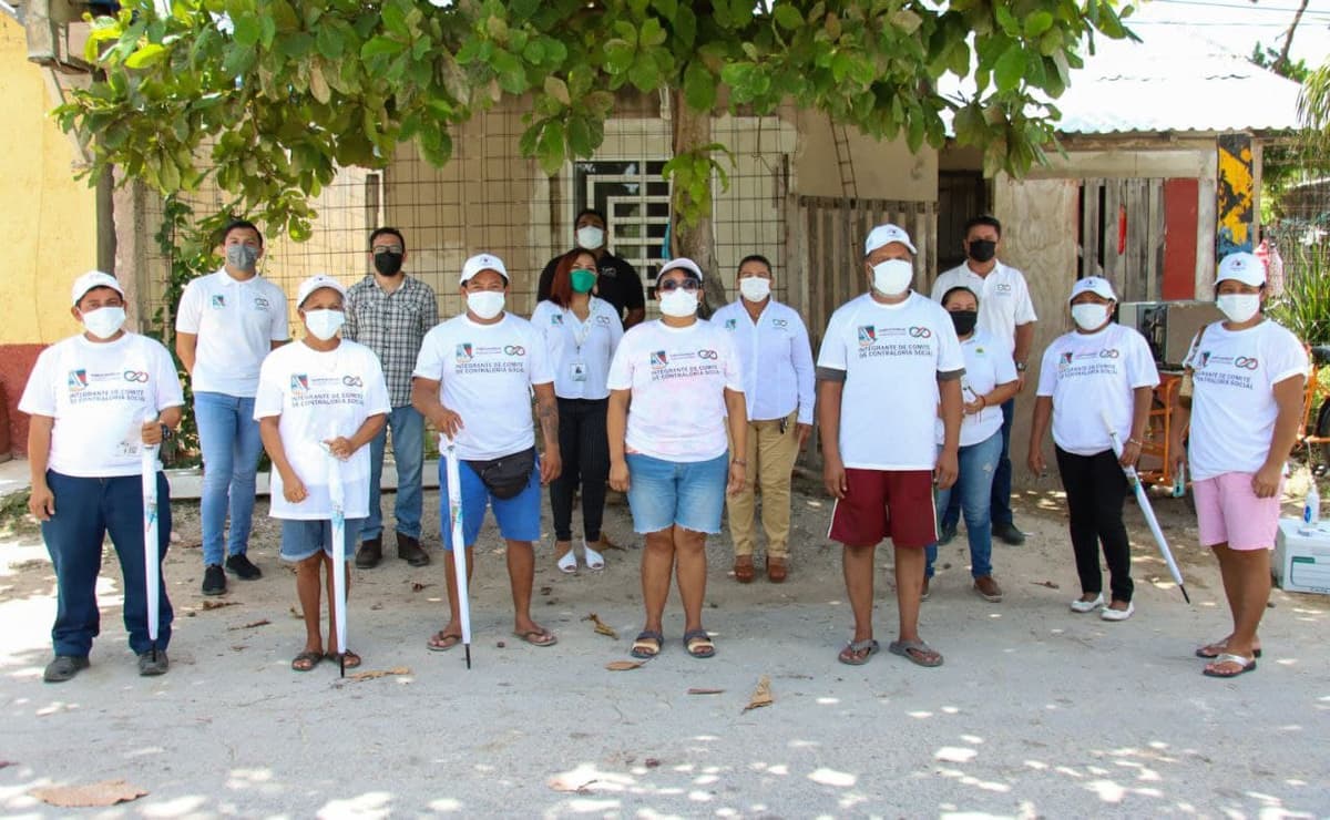 Conforman comité de la contraloría social para la vigilancia de obras en Puerto Morelos
