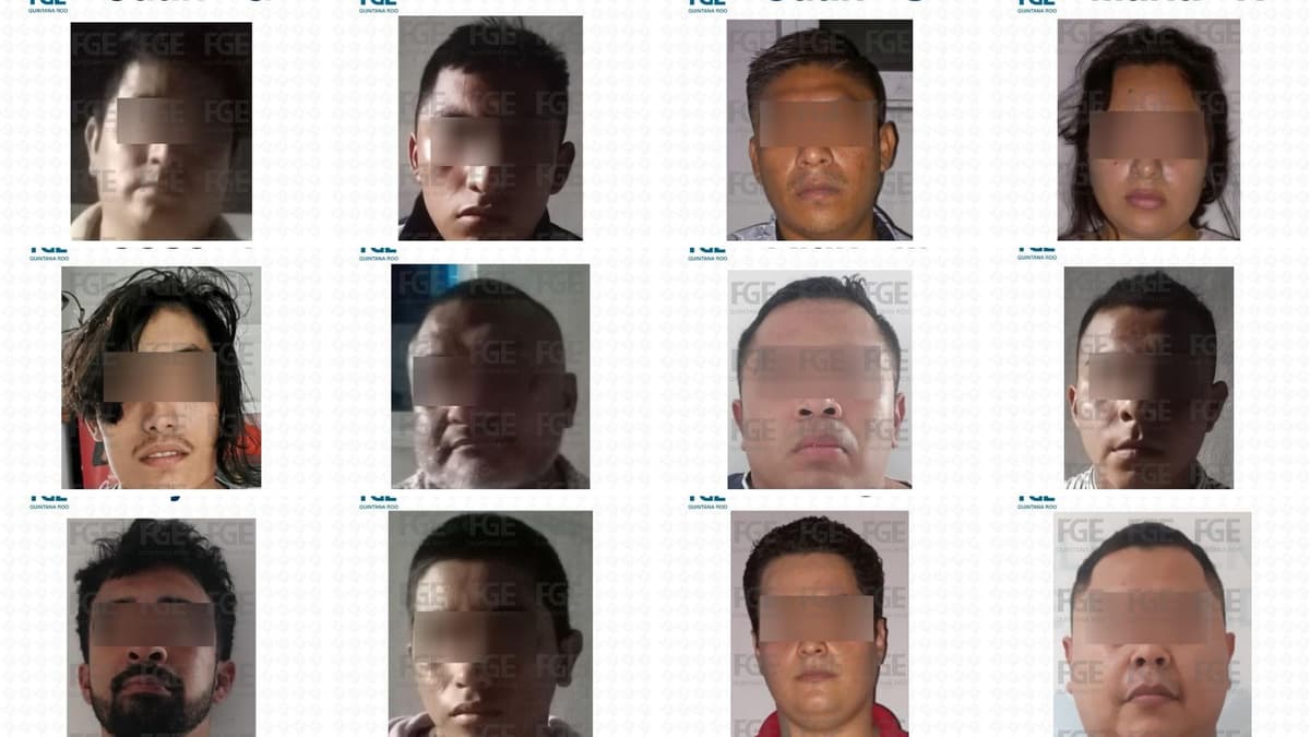 Capturan a 12 personas con mil 500 dosis de distintas sustancias ilegales en la zona hotelera de Tulum