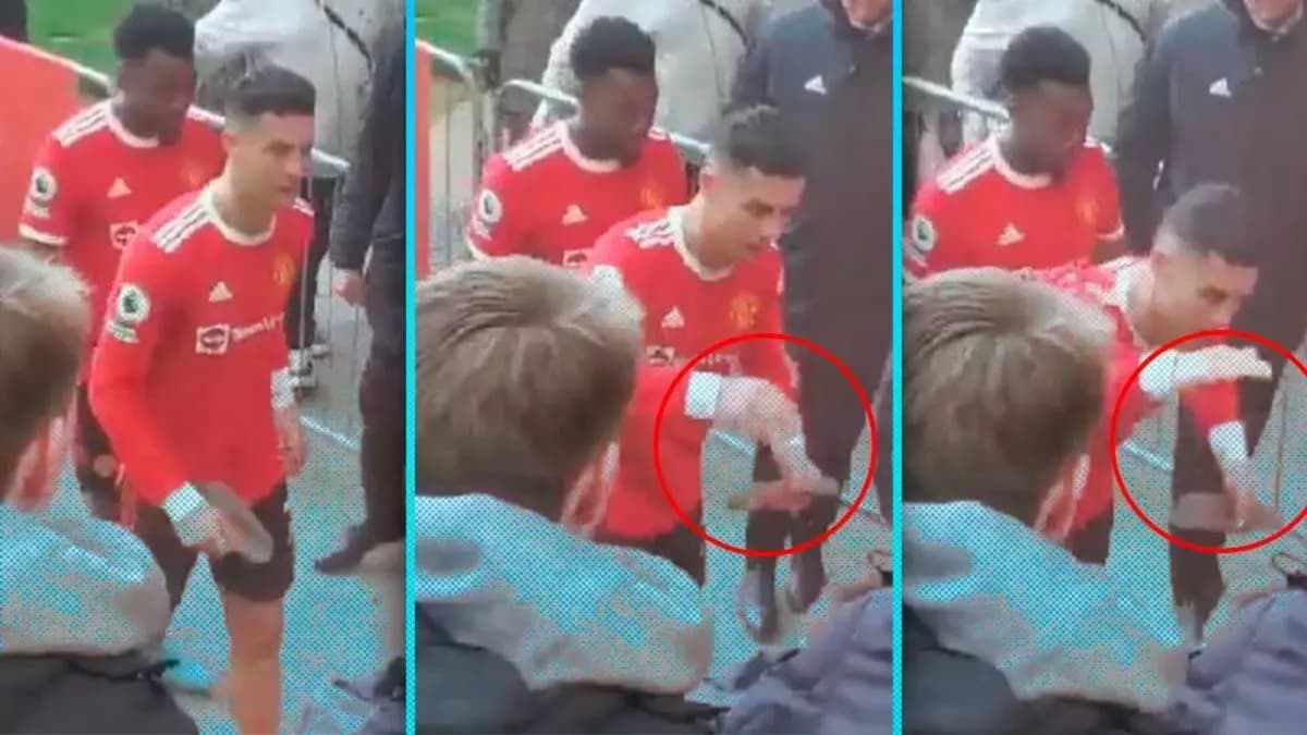 Madre de joven al que Cristiano le rompió el celular rechaza verse con él en Old Trafford