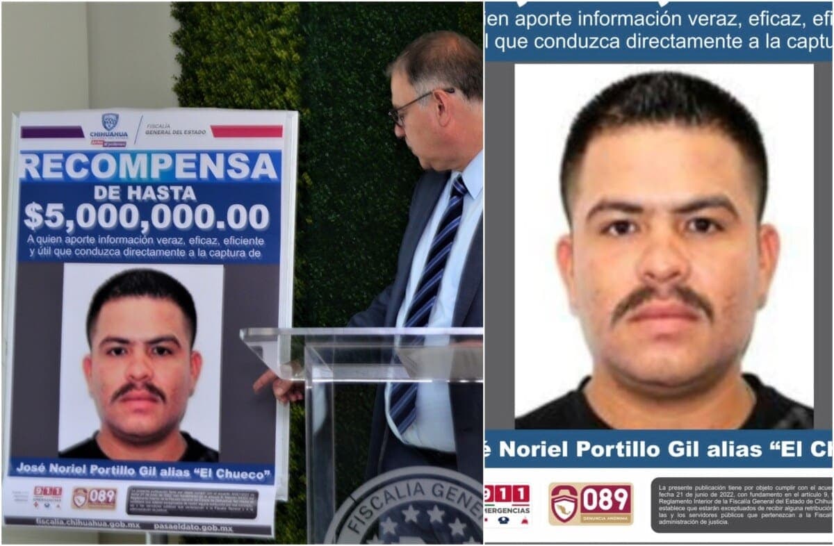 Ofrecen 5 MDP de recompensa por José Noriel Portillo 'El Chueco', asesino de los sacerdotes jesuitas