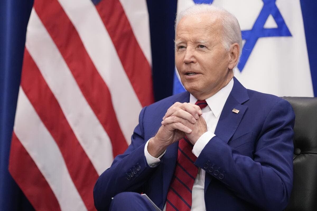 Joe Biden arriba a Tel-Aviv para reunirse con el primer ministro israelí, Benjamín Netanyahu