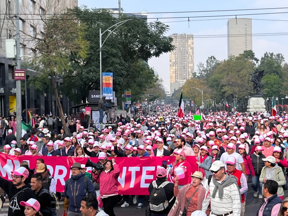 Marcha por la Democracia: Así luce la 'Marea Rosa' en las principales ciudades del país