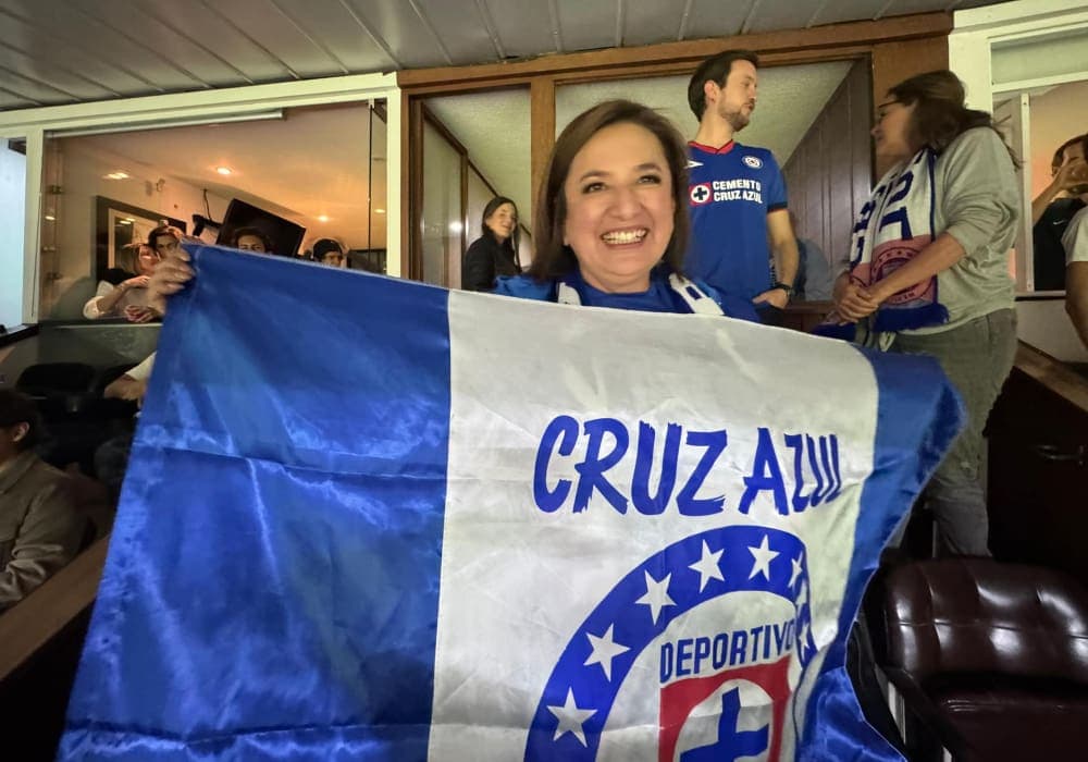 "Vamos a cerrar con todo en casa": Xóchitl Gálvez celebra triunfo de Cruz Azul ante Rayados