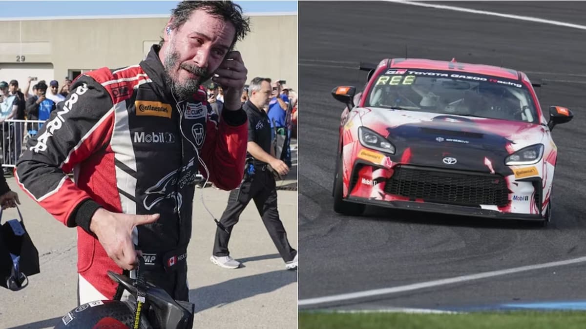 Debuta Keanu Reeves como piloto de carreras en Indianápolis, Estados Unidos