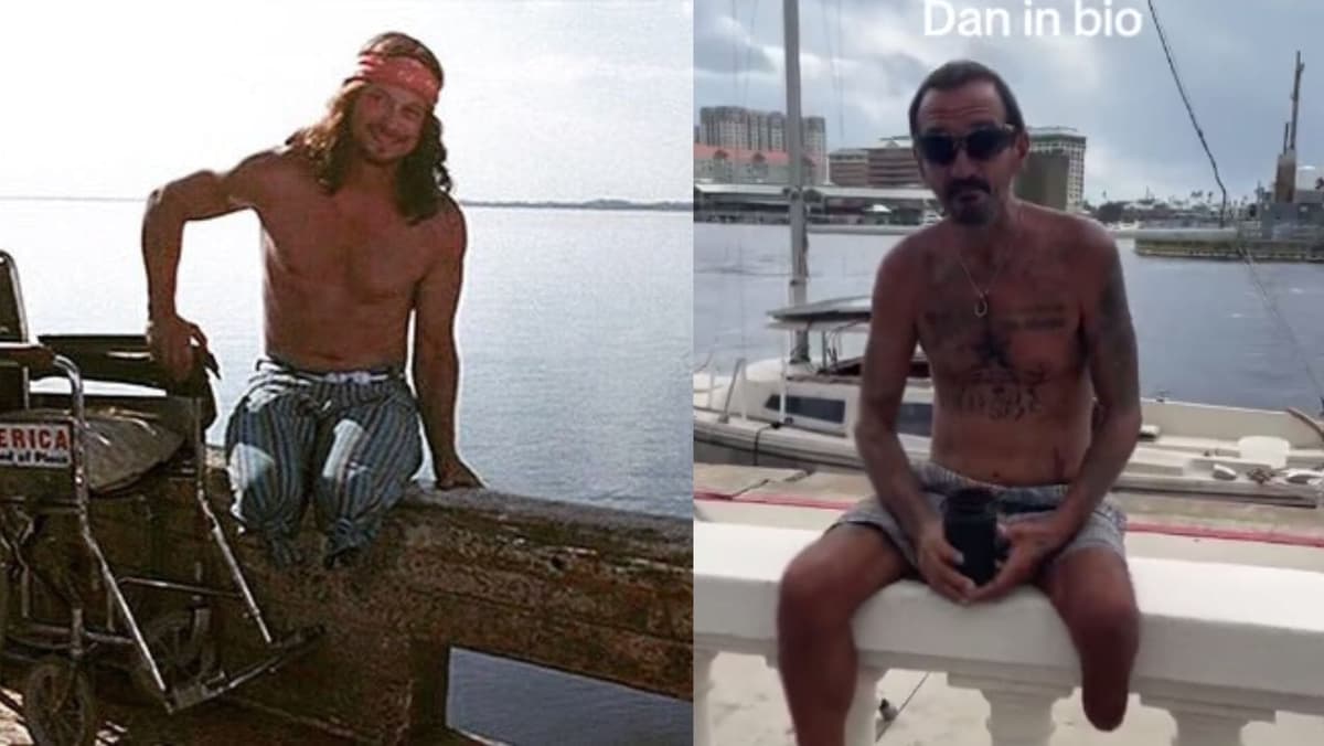 Hombre desafía al huracán Milton quedándose en su barco en Florida; se hace llamar 'Teniente Dan'