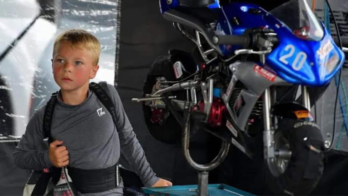 Muere Sid Veijer, piloto del motociclismo que tenía solo siete años