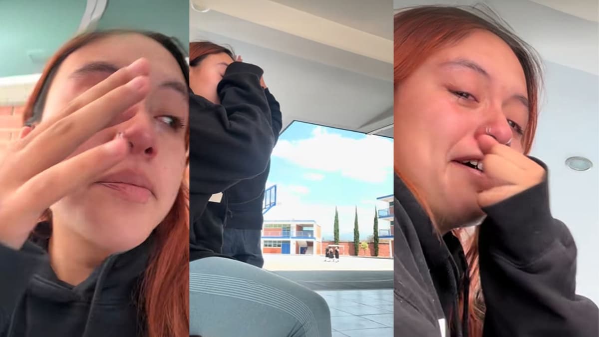 Video: Maestra llora porque terminó con su novio y alumnos la consuelan