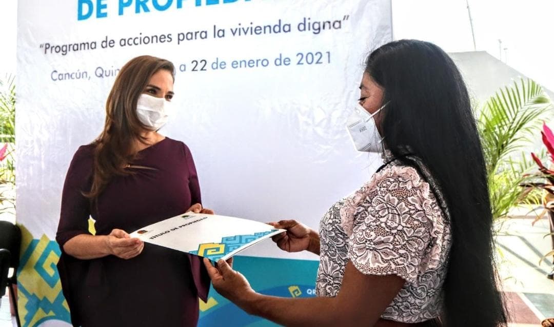 Se da certeza sobre su patrimonio a las familias de Cancún