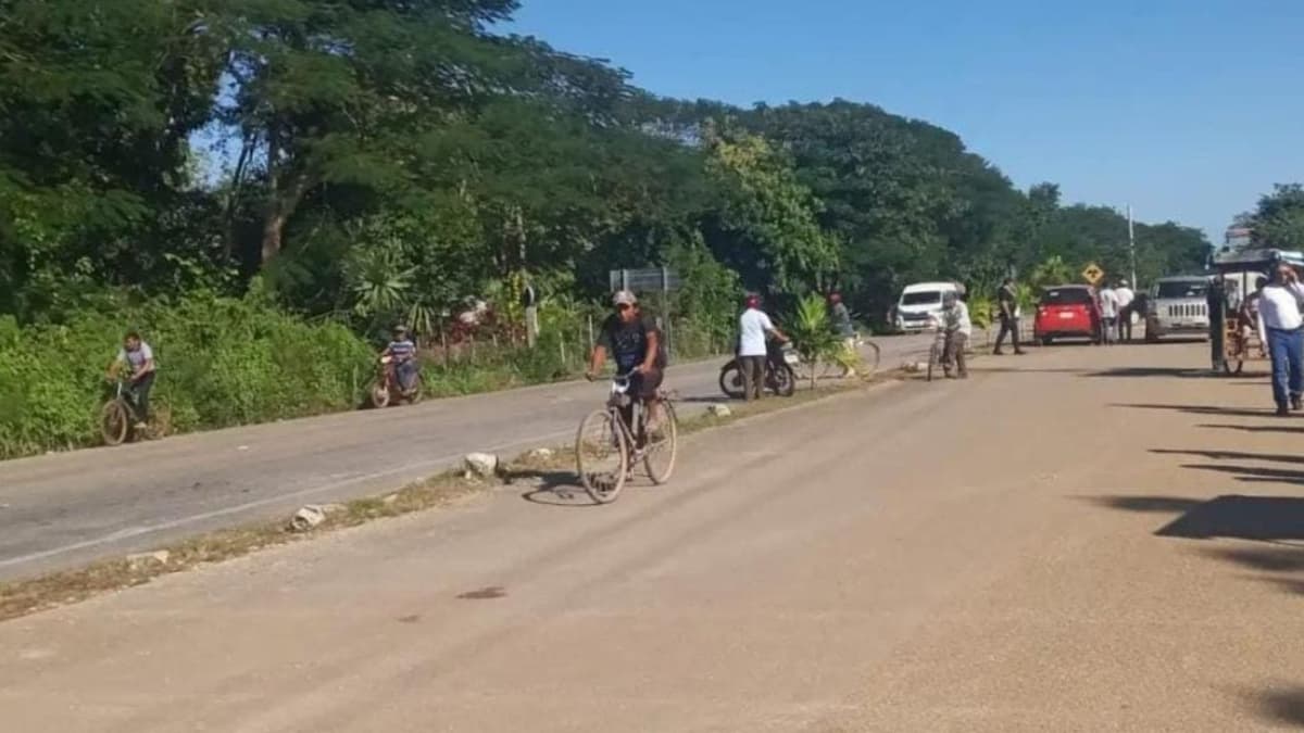 Ejidatarios de Kantunilkín levantaron el bloqueo carretero; seguirán con juicio