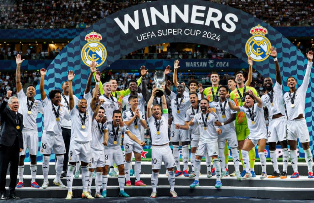 Real Madrid se corona campeón de la Supercopa de Europa tras vencer al Atalanta