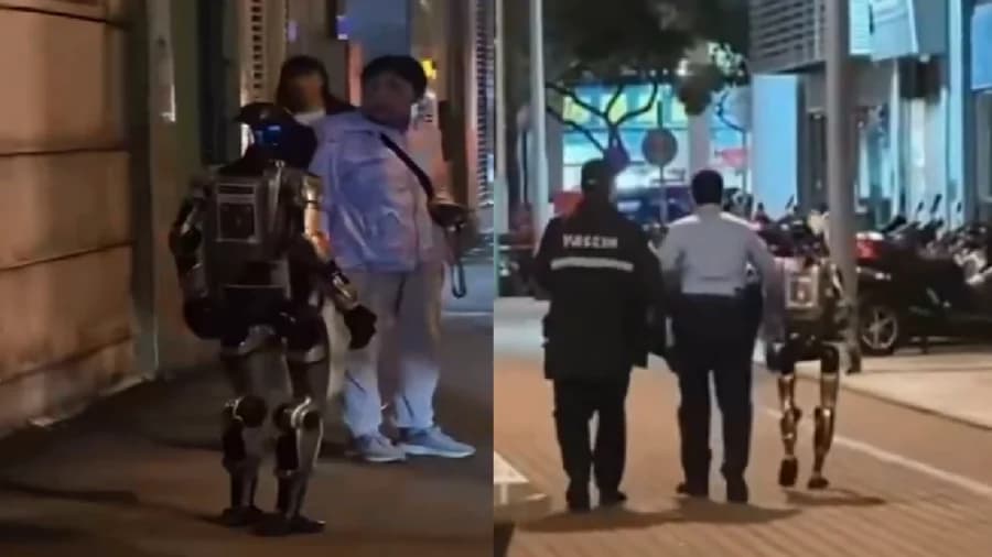 Video: Robot humanoide es detenido por acosar a una mujer en China