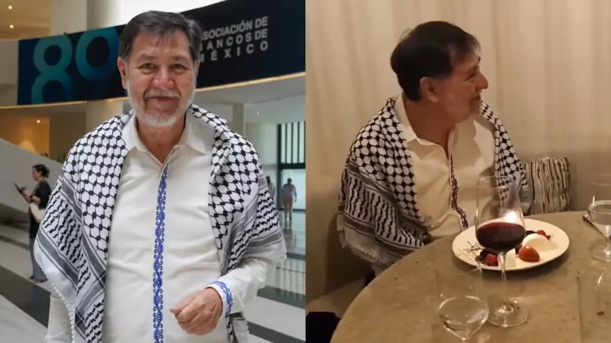 Video: Captan a Fernández Noroña festejando su cumpleaños en el lujoso hotel AVA de Cancún