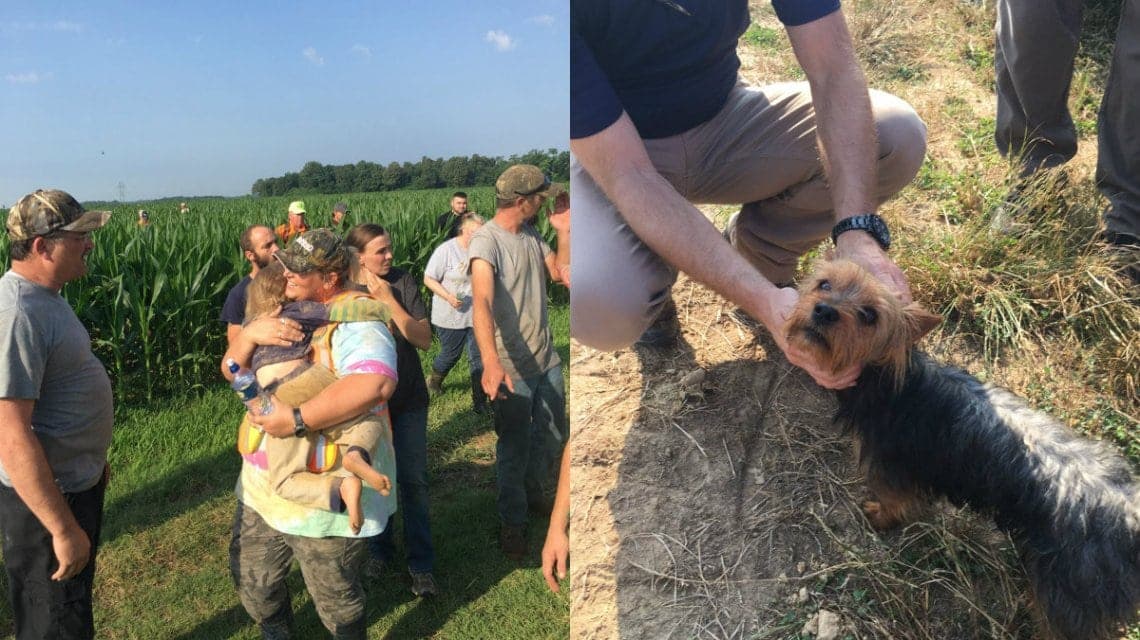 Cachorro cuida 12 horas a pequeña de tres años y evita su muerte