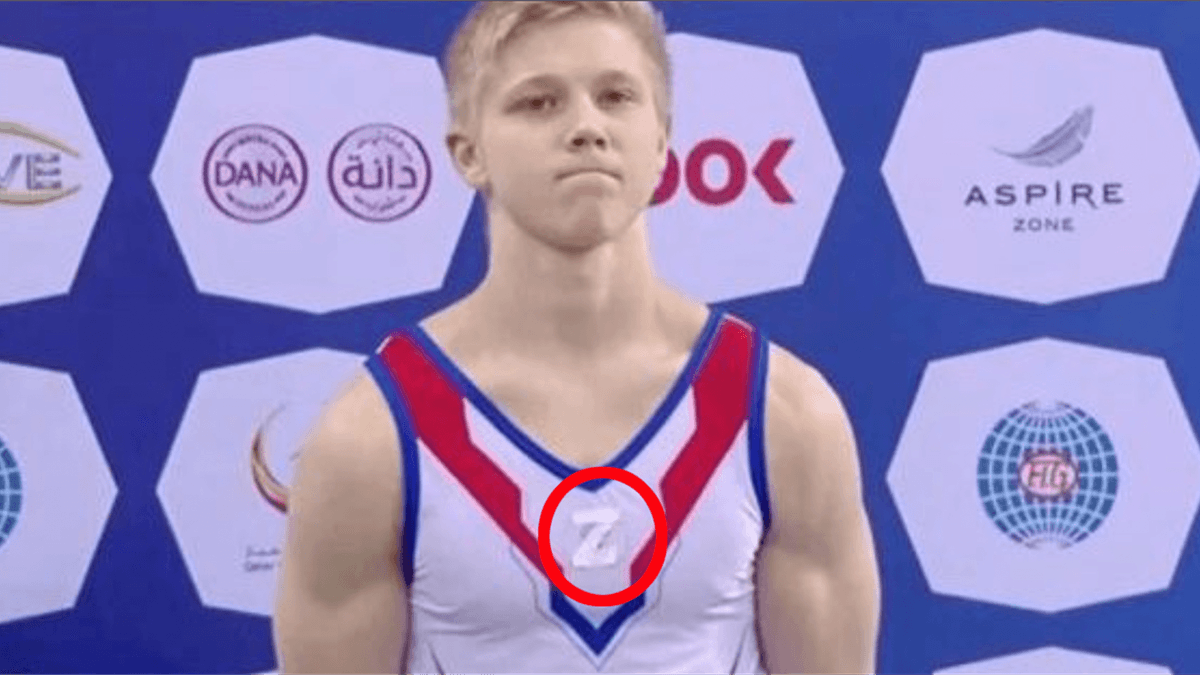 Ivan Kuliak: El gimnasta ruso que subió al podio con un símbolo a favor de la guerra