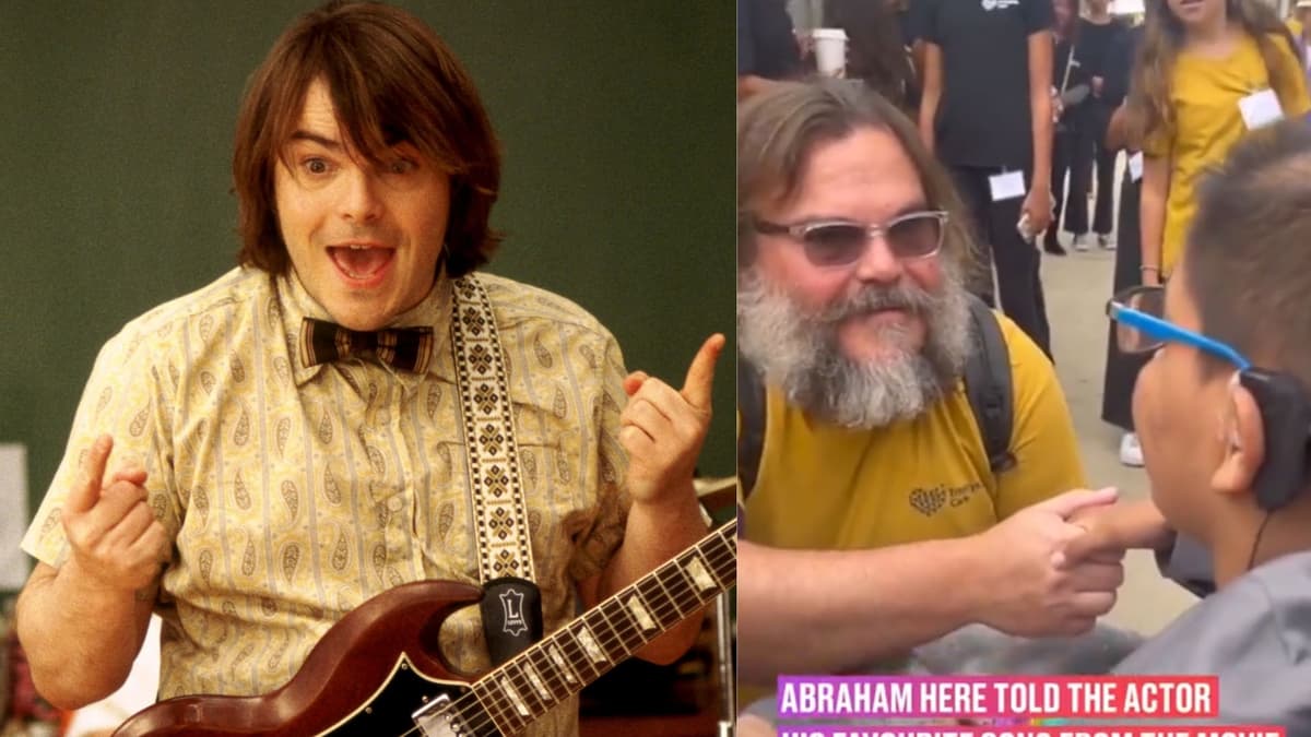 VIDEO: Jack Black canta una canción de ‘School Of Rock’ a un fan enfermo