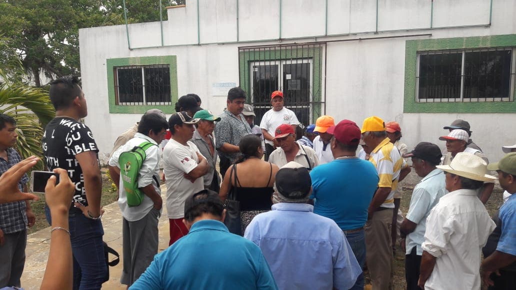 Se manifiestan ejidatarios por falta de pago “Procampo”