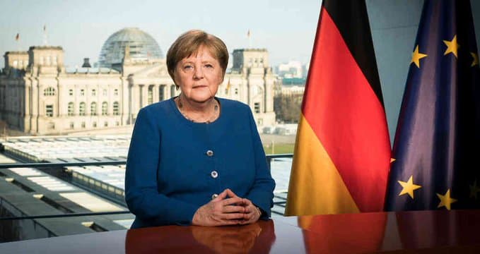 Angela Merkel ha sido puesta en cuarentena, por sospecha de coronavirus