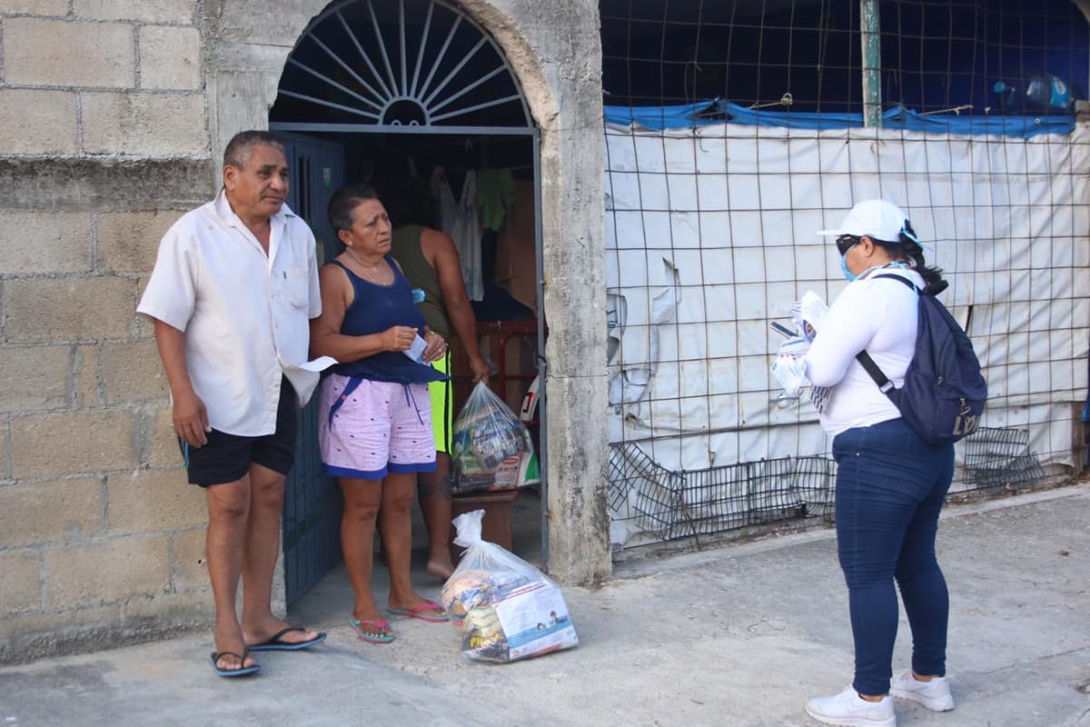 Llevamos más de 35% de despensas entregadas y vamos por más: Mara Lezama