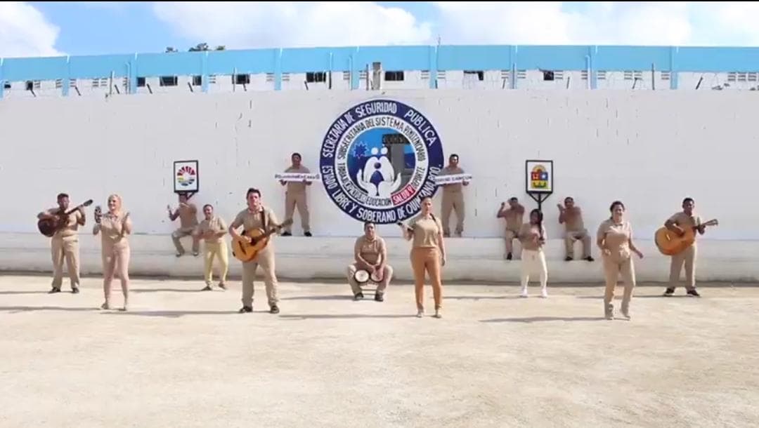 ¡El rock de la cárcel de Cancún! Presos crean rola con causa ante coronavirus