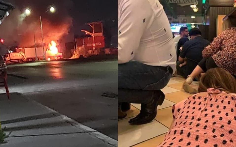 VIDEOS: Balaceras y bloqueos dejan dos policías y un militar heridos en Matamoros