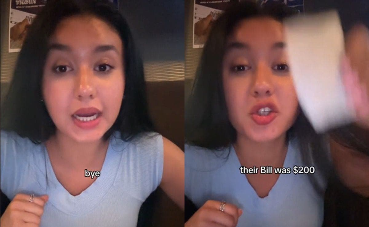 Mesera se queja por no recibir propina en cuenta de $200 dólares y es criticada