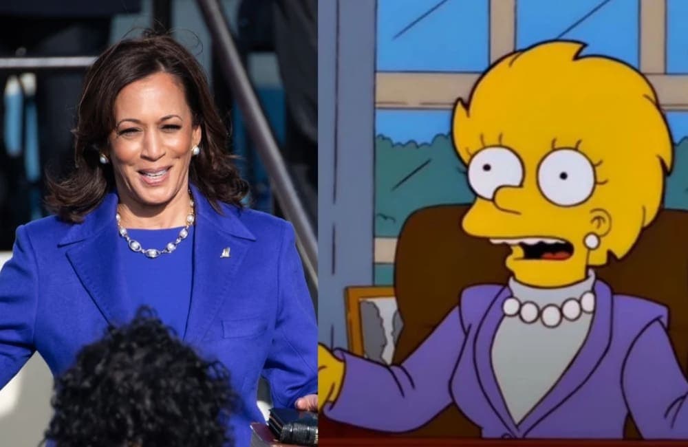 "Los Simpson" predijeron la posible llegada de Kamala Harris a la presidencia de Estados Unidos