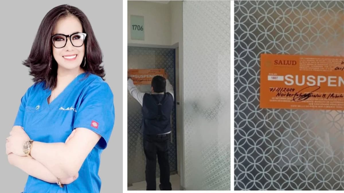 Pese a sellos de clausura en el consultorio de Marilyn Cote, sigue atendiendo pacientes