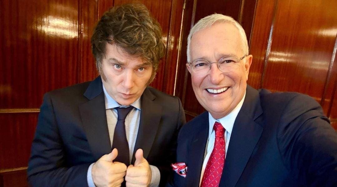 Video: Se reúne Salinas Pliego con Javier Milei en Argentina; hablaron de posibles inversiones