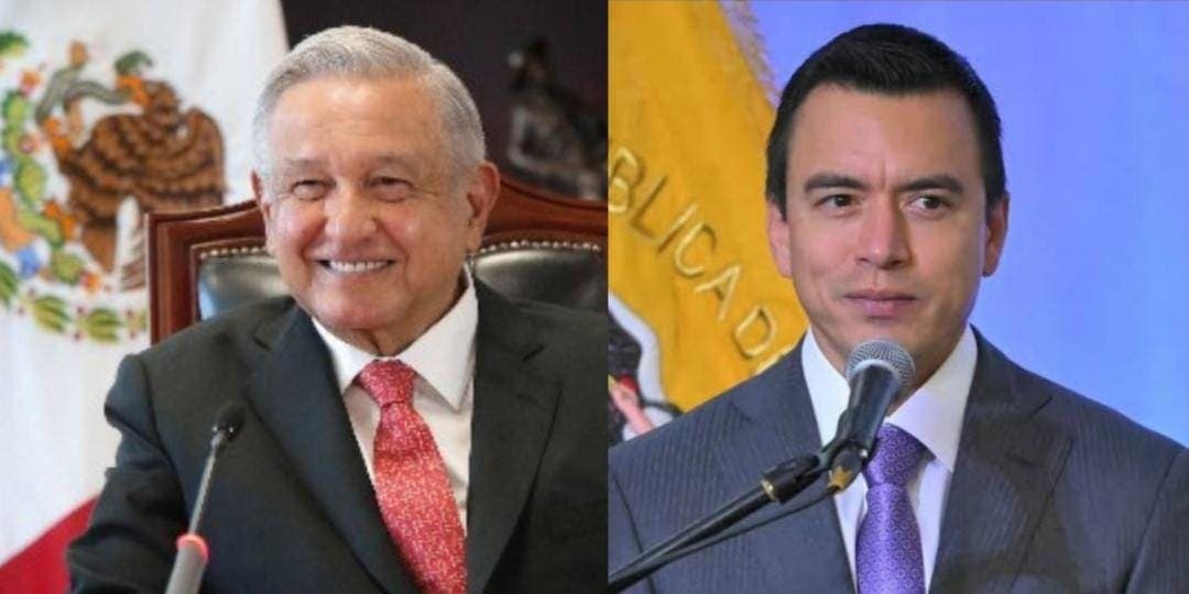 Afirman que hablar mal de AMLO, Sheinbaum y México le hizo perder votos a Daniel Noboa en Ecuador