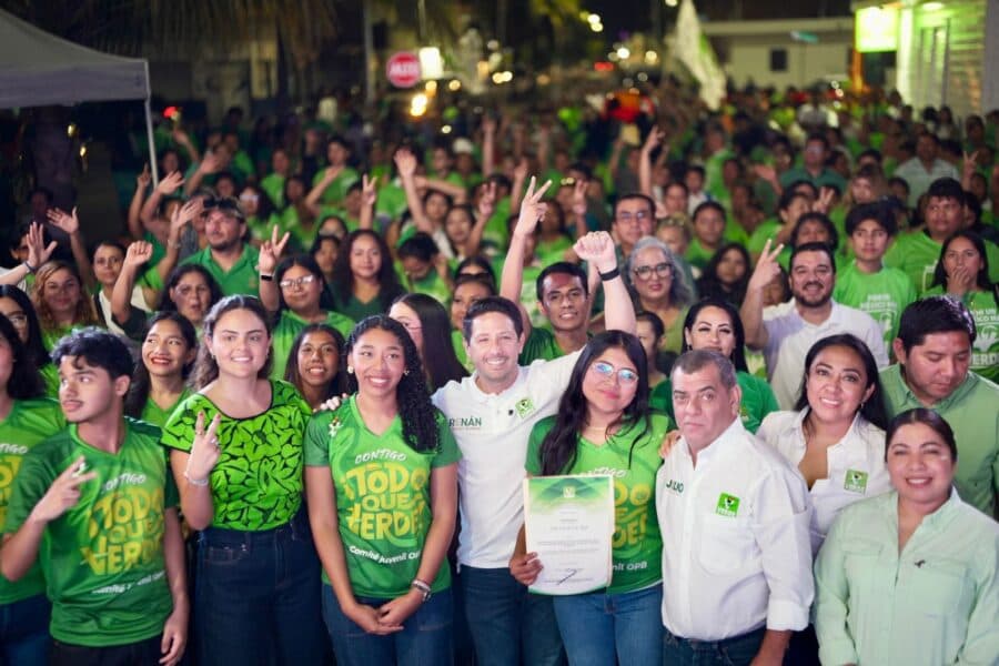 Renán Sánchez Tajonar inaugura la Casa Verde y toman protesta a la Coordinación Juvenil en Othón P. Blanco